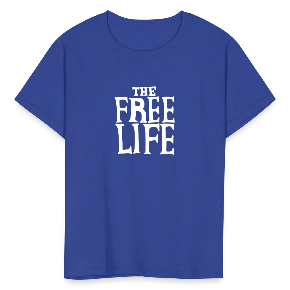 The Free Life | Youth Tee - royal blue