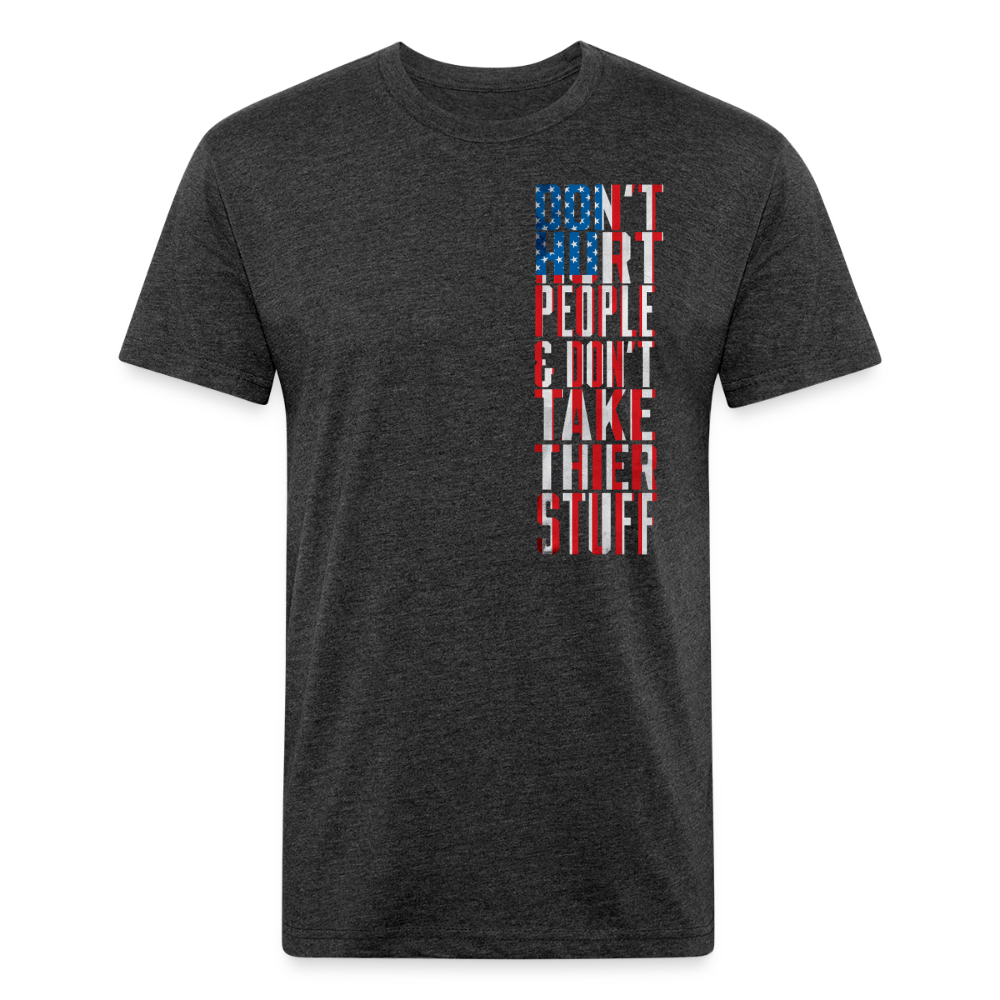 Don't Hurt People | Flag | Men's Tee - heather black