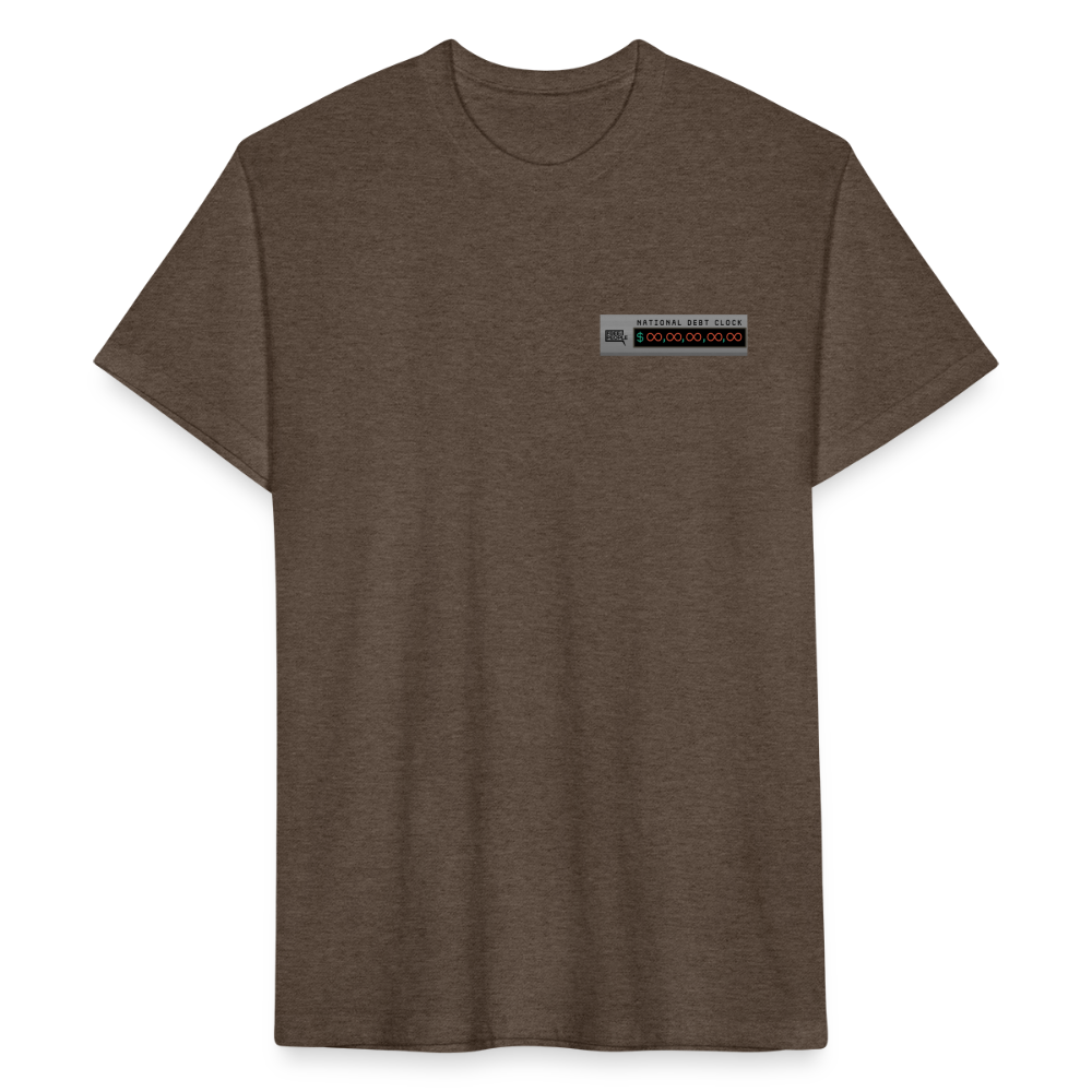 National Debt Clock | Men's Tee - heather espresso