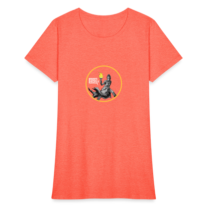 Lady Liberty | Women's Tee - heather coral