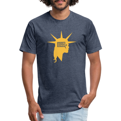 Liberty Head | Men's Tee - heather navy