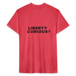 Liberty Curious? | Men's Tee - heather red