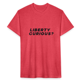 Liberty Curious? | Men's Tee - heather red