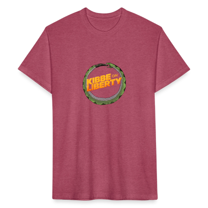 Kibbe on Liberty | Men's Tee - heather burgundy