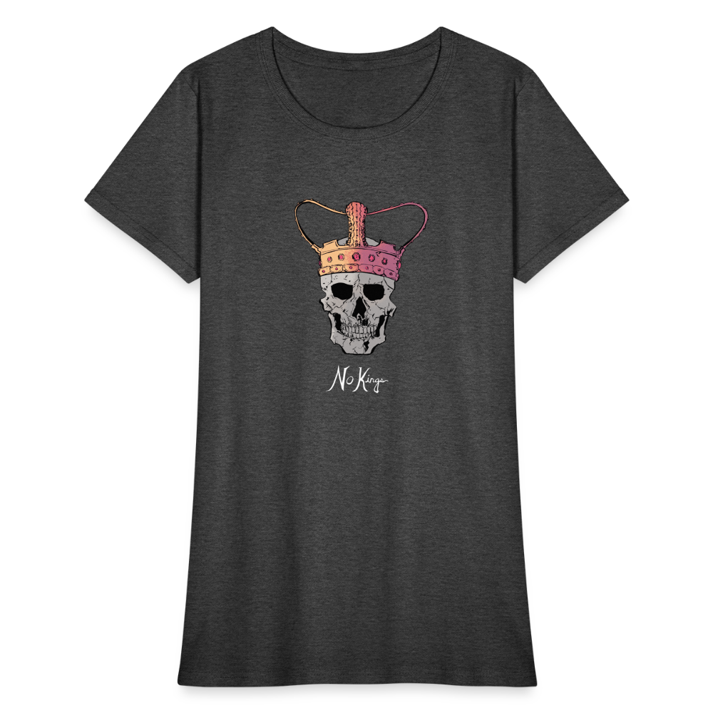 No Kings | Women's Tee - heather black