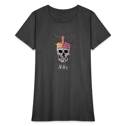 No Kings | Women's Tee - heather black