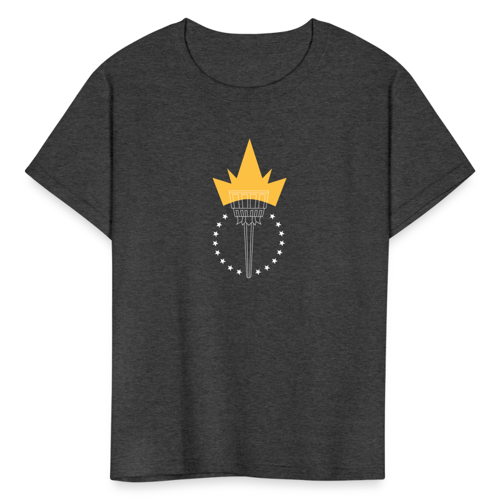 Freedom Torch | Youth Tee - heather black