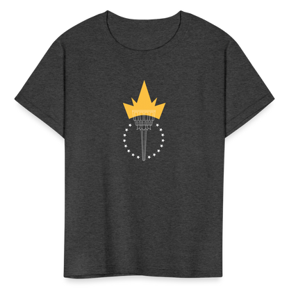 Freedom Torch | Youth Tee - heather black