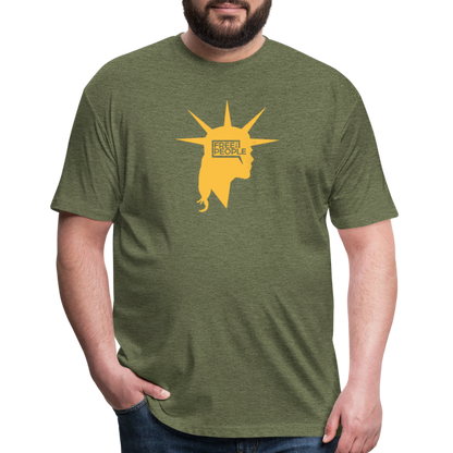 Liberty Head | Men's Tee - heather military green