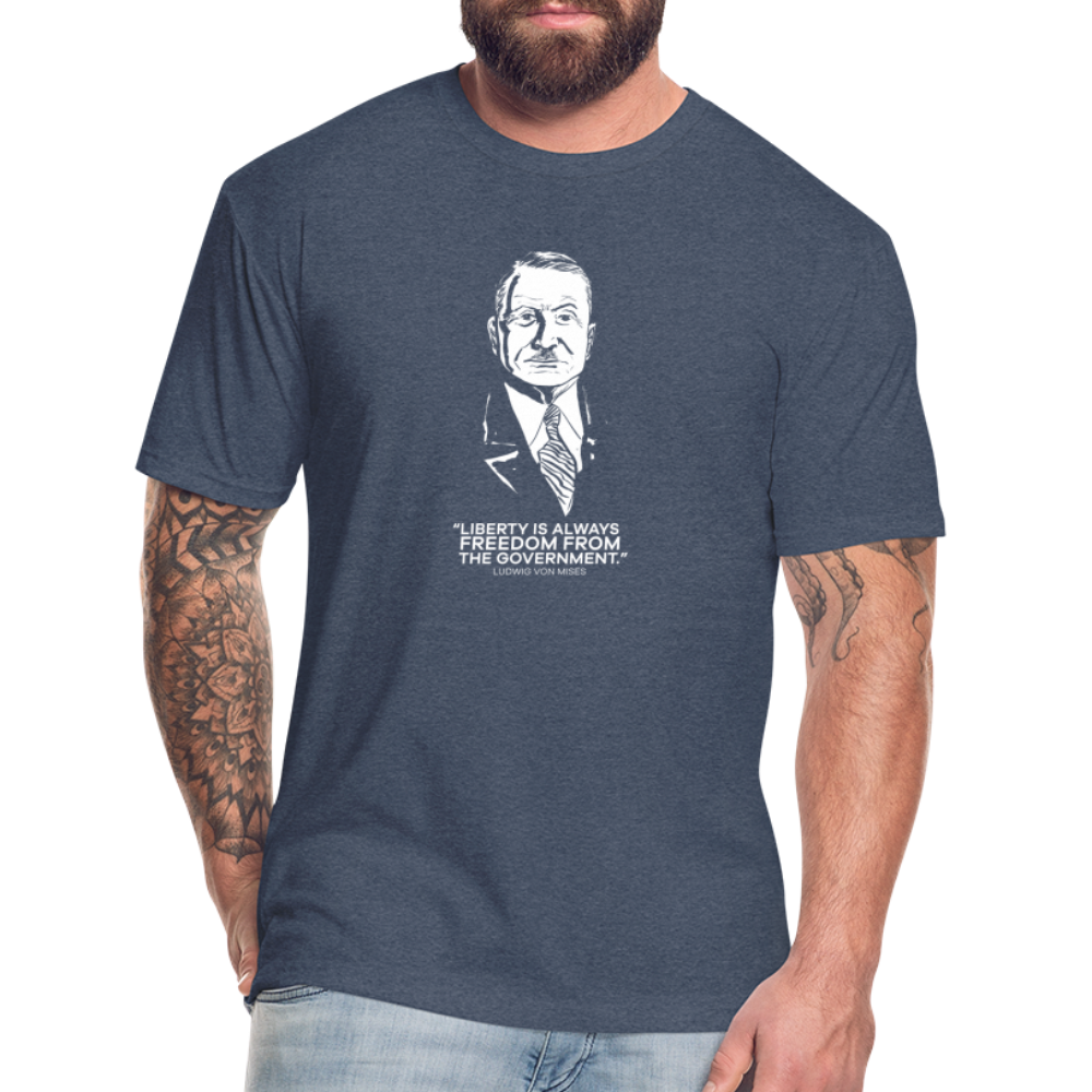 Ludwig von Mises Quote | Men's Tee - heather navy