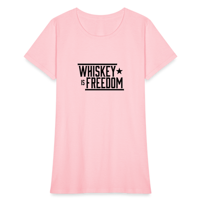 Whiskey is Freedom | Women's Tee - pink