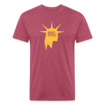 Liberty Head | Men's Tee - heather burgundy