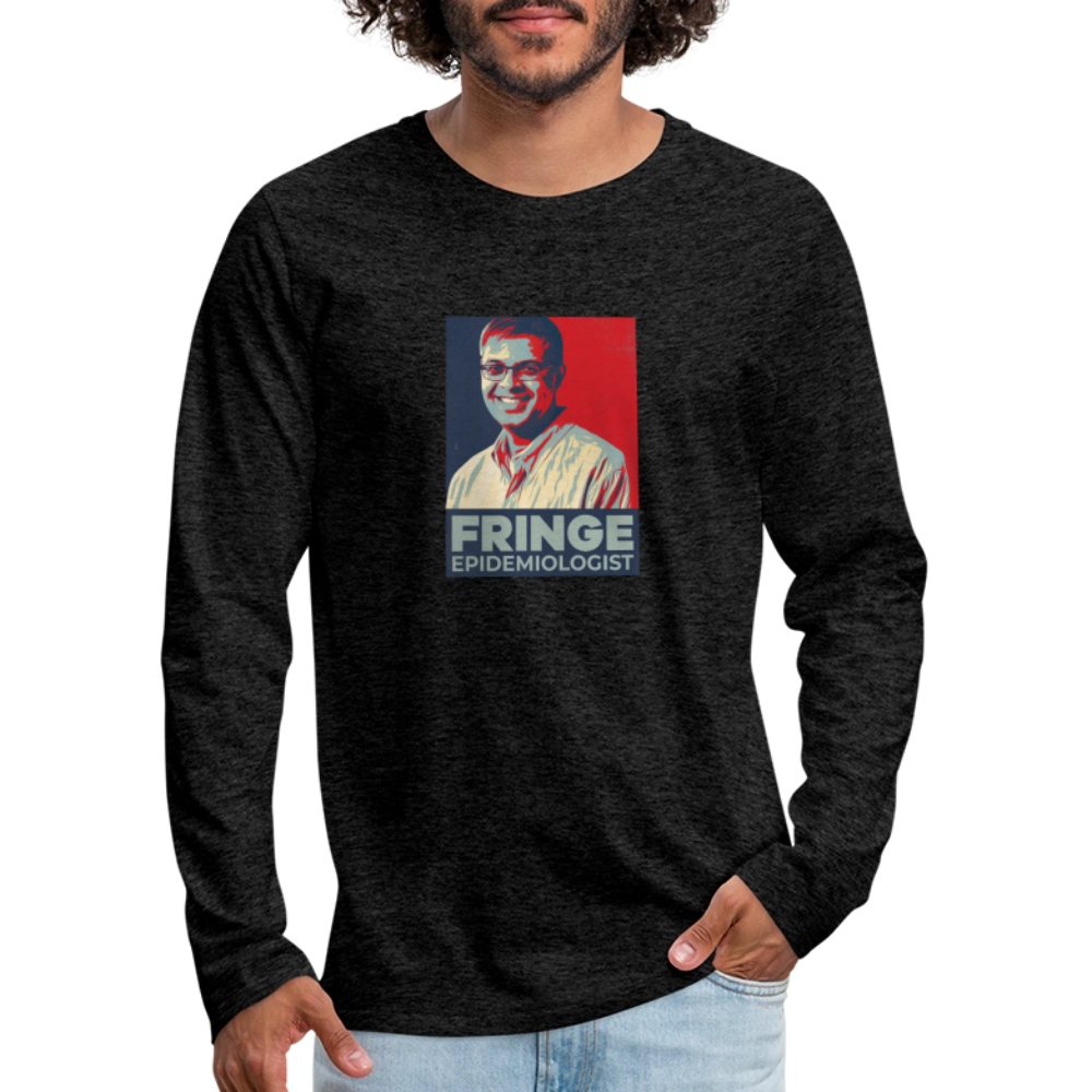 Fringe Epidemiologist | Men's Long Sleeve Tee - charcoal grey