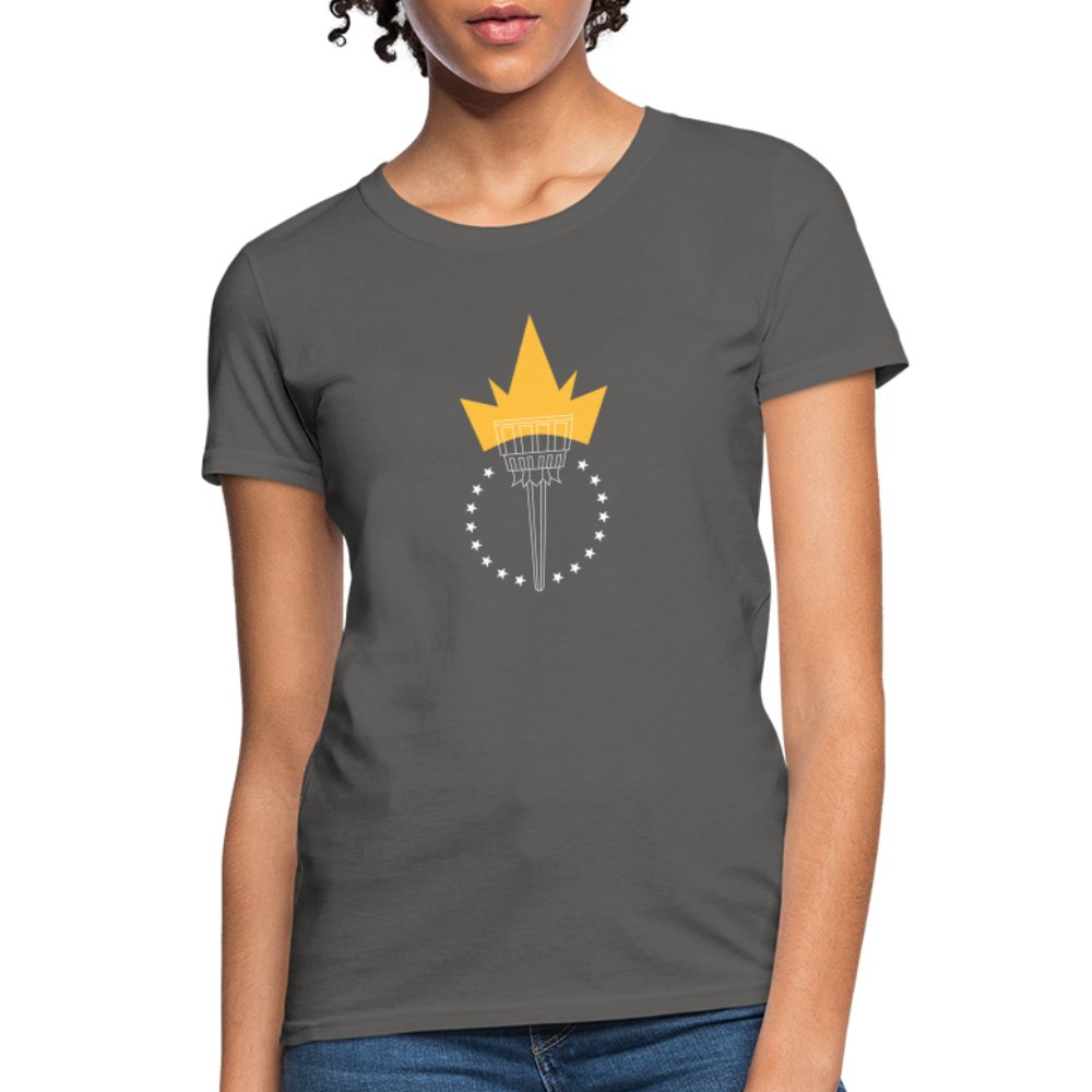 Freedom Torch | Women's Tee - charcoal