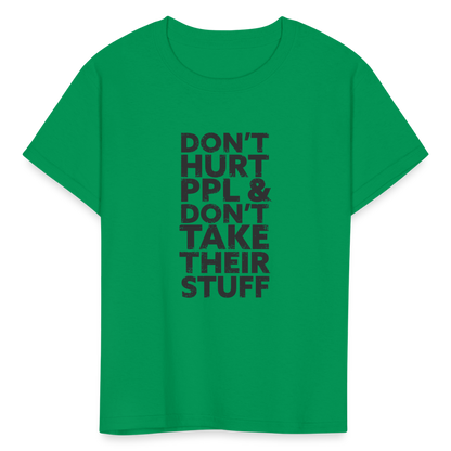 Don't Hurt People | Youth Tee - kelly green