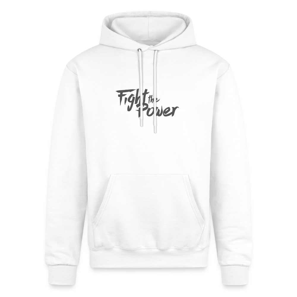 Fight the Power | Pullover Hoodie - white