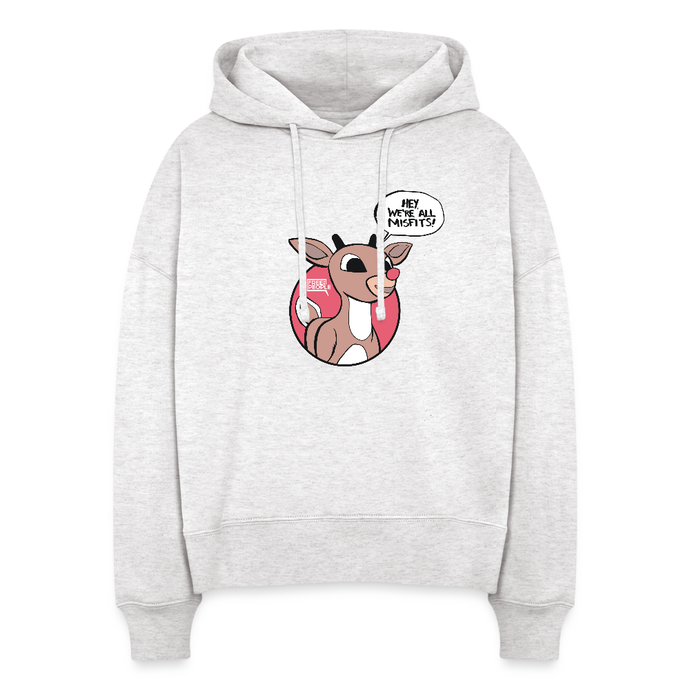 Rudolph Misfits | Women's Hoodie - cool heather grey