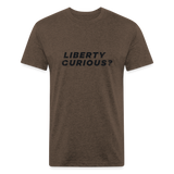 Liberty Curious? | Men's Tee - heather espresso