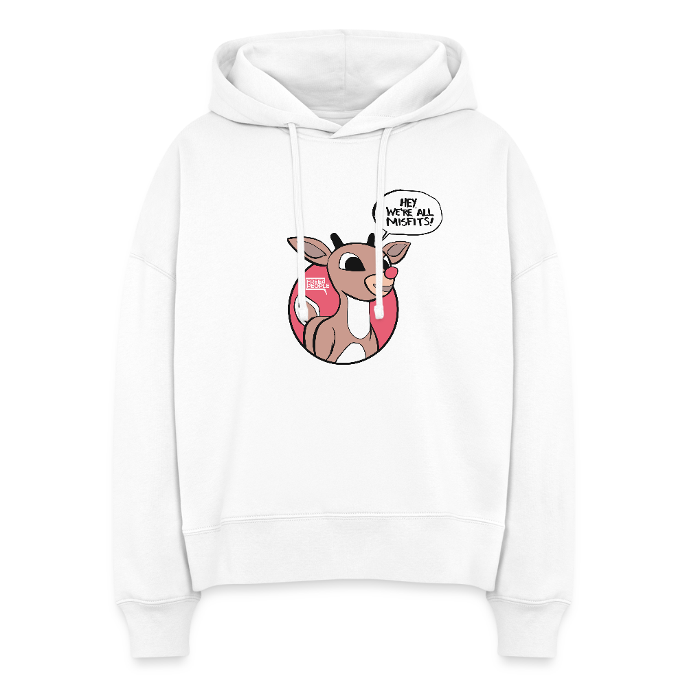 Rudolph Misfits | Women's Hoodie - white
