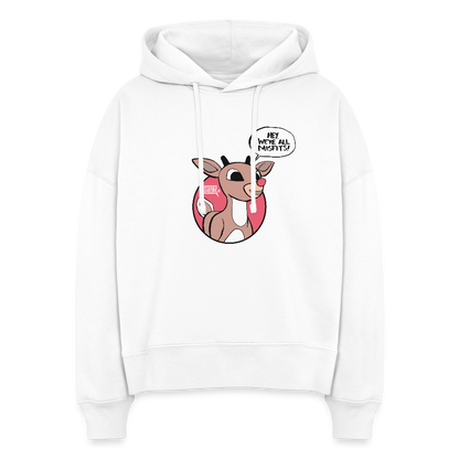 Rudolph Misfits | Women's Hoodie - white