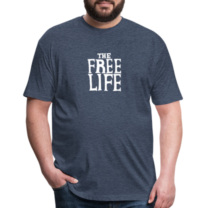 The Free Life | Men's Tee - heather navy