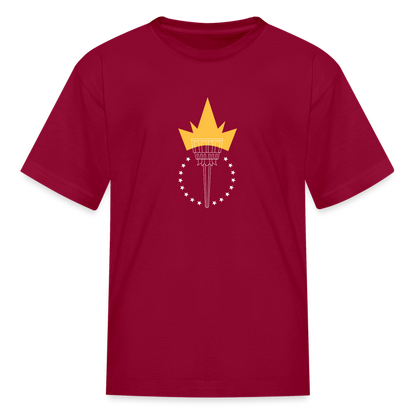 Freedom Torch | Youth Tee - dark red