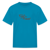 Fight the Power | Youth Tee - turquoise