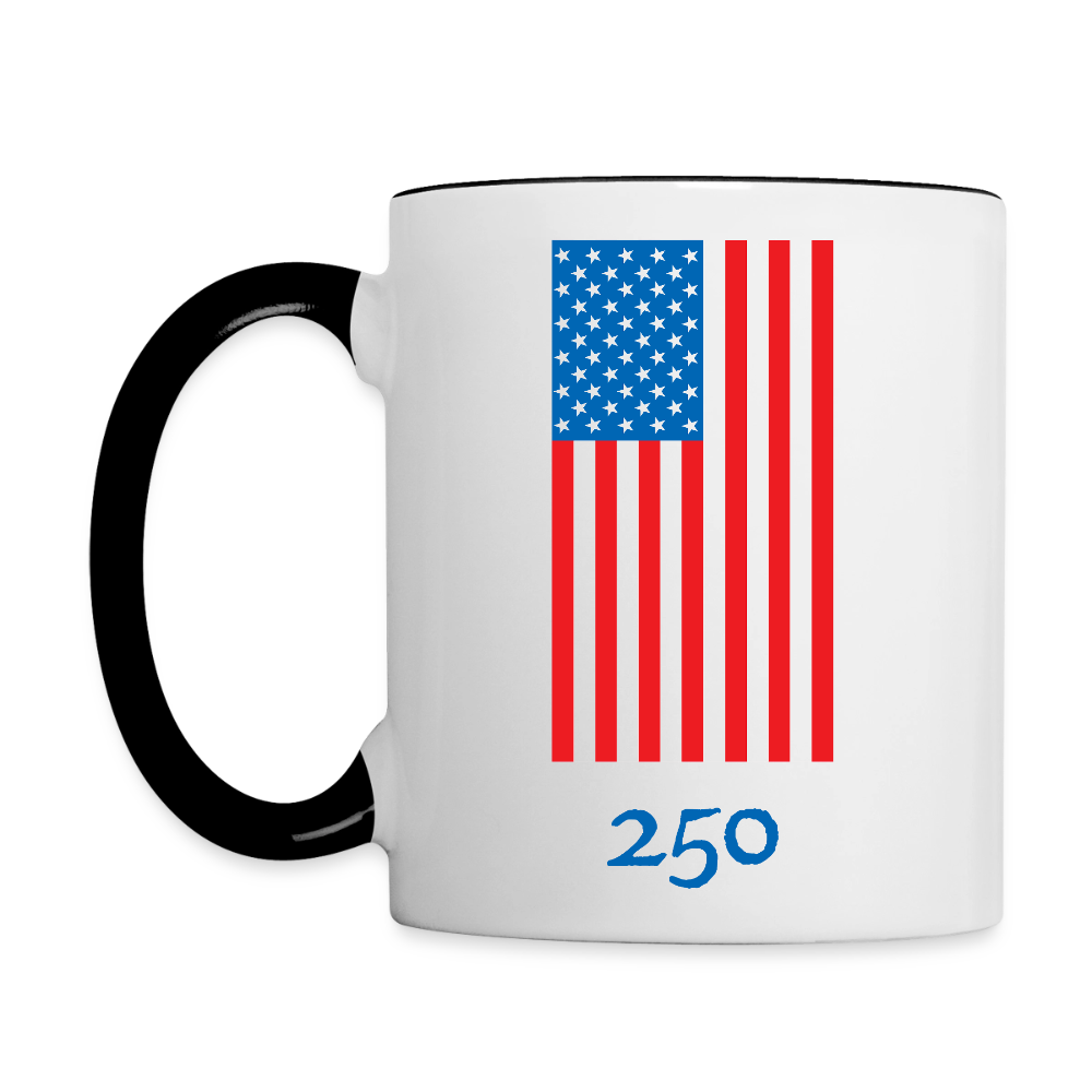 Spirit of '76 Coffee Mug - white/black