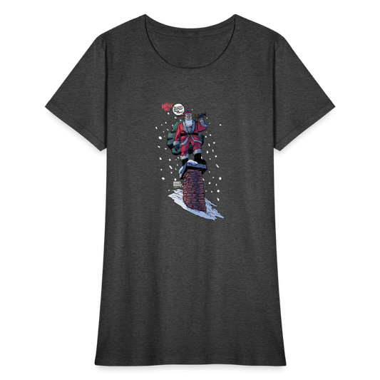 2024 Santa | Women's Tee - heather black