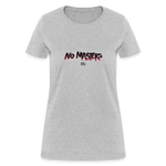 No Masters | Women's Tee - heather gray