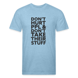 Don't Hurt People | Men's Tee - heather blue