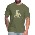 Adults Are Talking | Men's Tee - heather military green