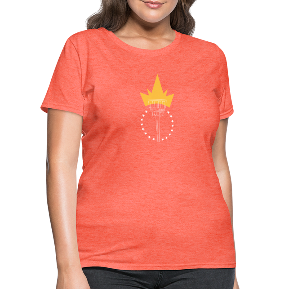 Freedom Torch | Women's Tee - heather coral