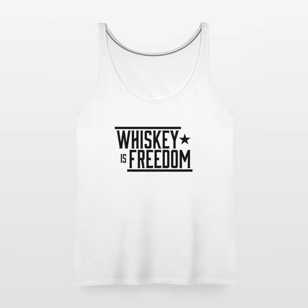 Whiskey is Freedom | Women's Tank - white