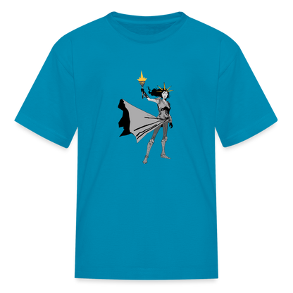 Liberty Hero | Youth Tee - turquoise