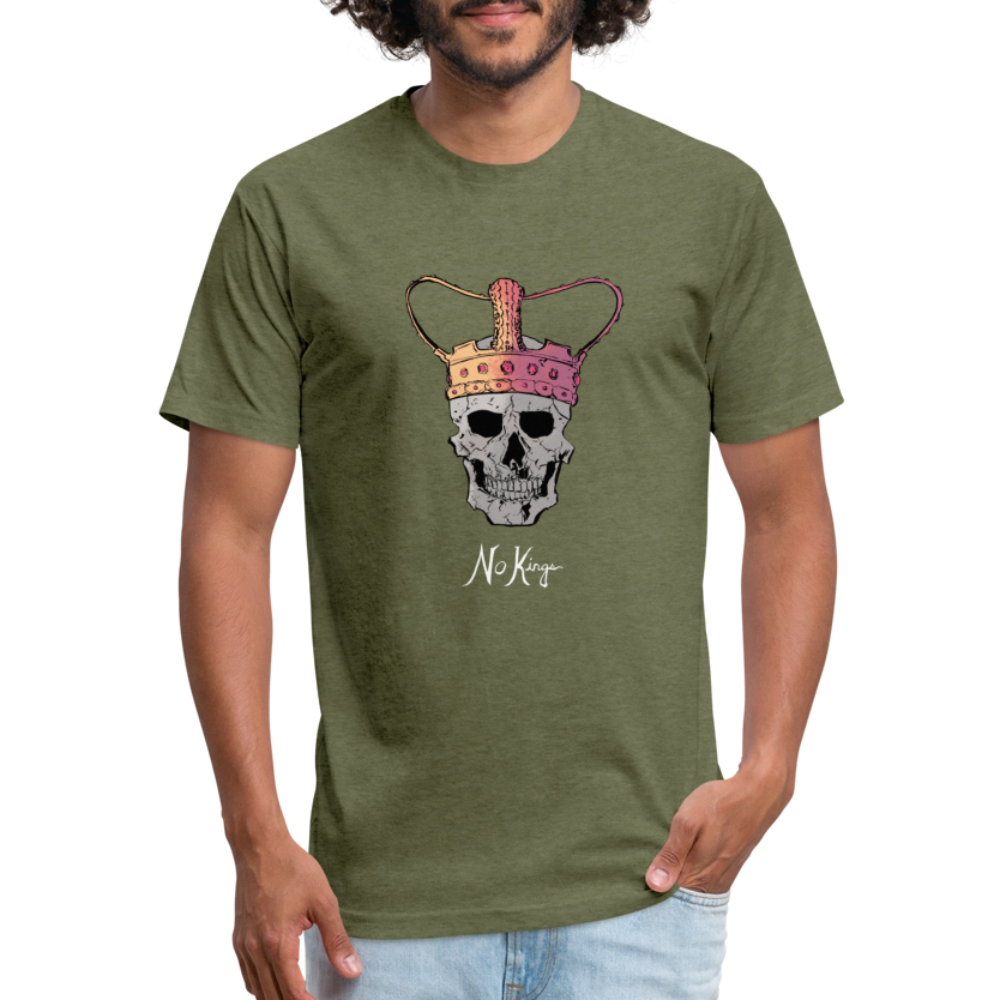 No Kings | Men's Tee - heather military green