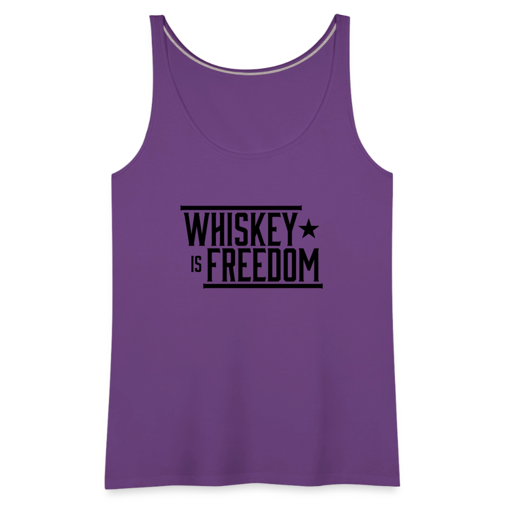 Whiskey is Freedom | Women's Tank - purple