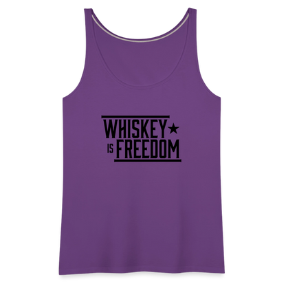 Whiskey is Freedom | Women's Tank - purple
