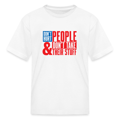 Don't Hurt People | America | Youth Tee - white