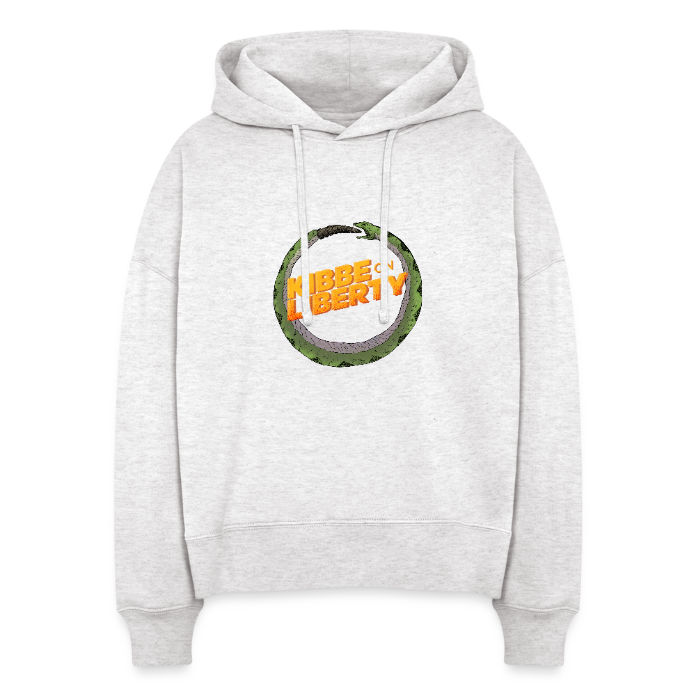 Kibbe on Liberty | Women's Hoodie - cool heather grey