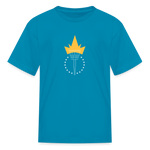 Freedom Torch | Youth Tee - turquoise