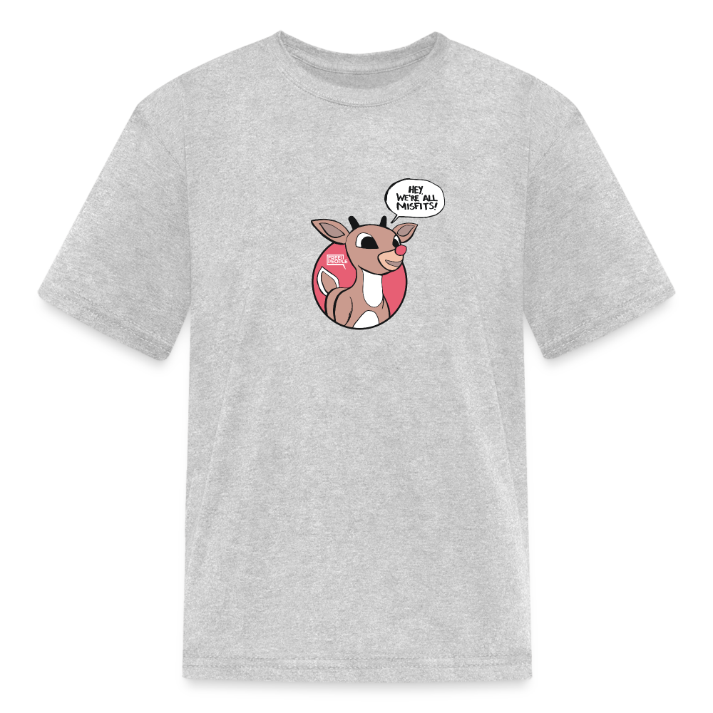 Rudolph Misfits | Youth Tee - heather gray