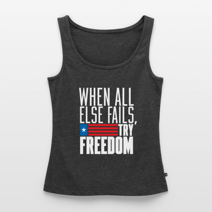 Try Freedom | Women's Tank - heather anthracite