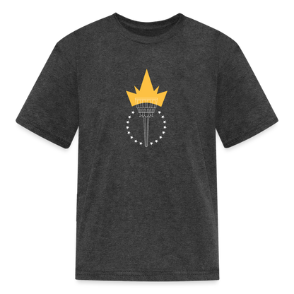 Freedom Torch | Youth Tee - heather black