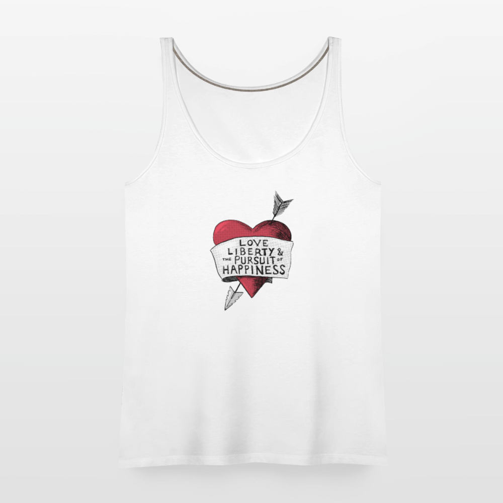 Love, Liberty | Women's Tank - white