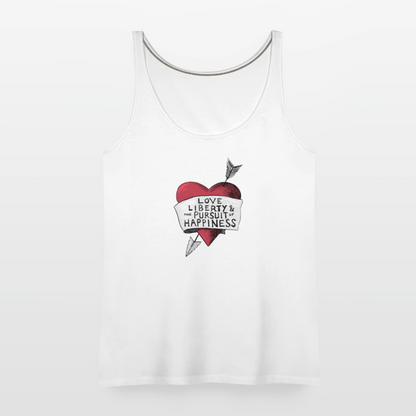 Love, Liberty | Women's Tank - white