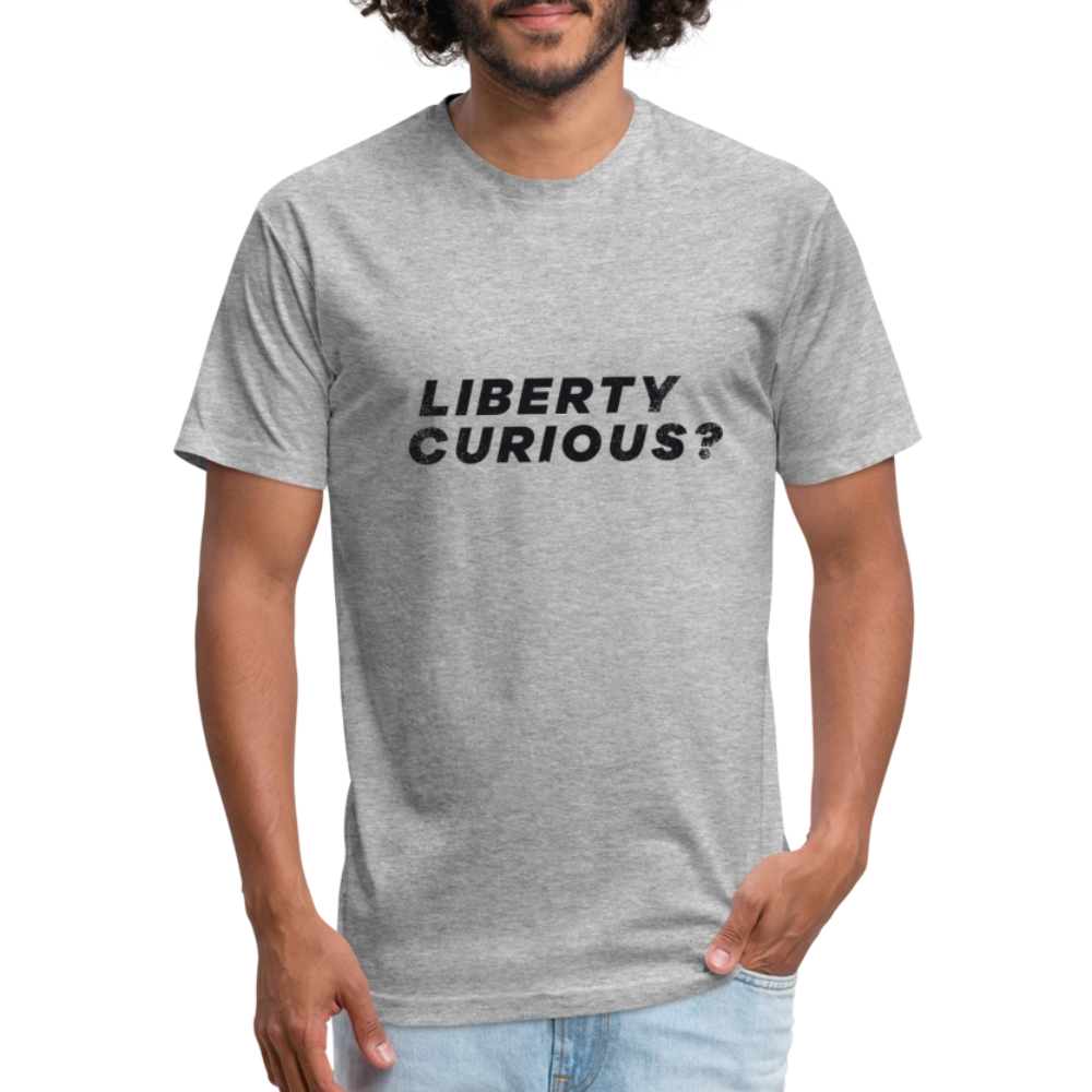 Liberty Curious? | Men's Tee - heather gray