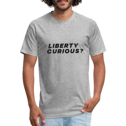 Liberty Curious? | Men's Tee - heather gray