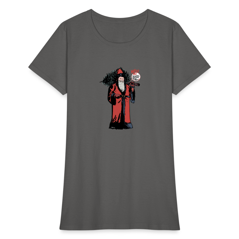 2022 Santa | Women's Tee - charcoal