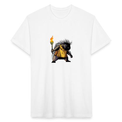 Free the Porcupine | Men's Tee - white